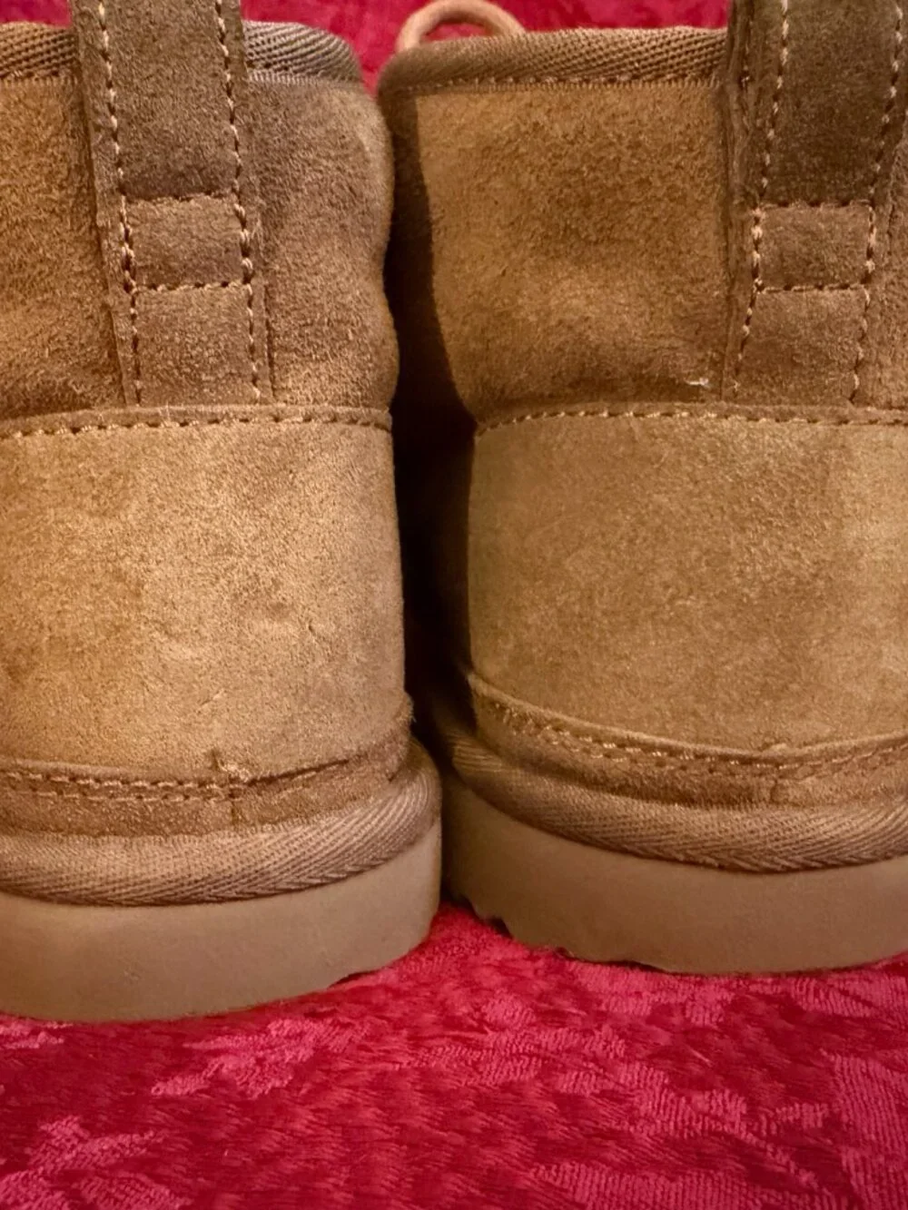 UGG Kid's Nuemel II Tan Suede Boot Sz 6